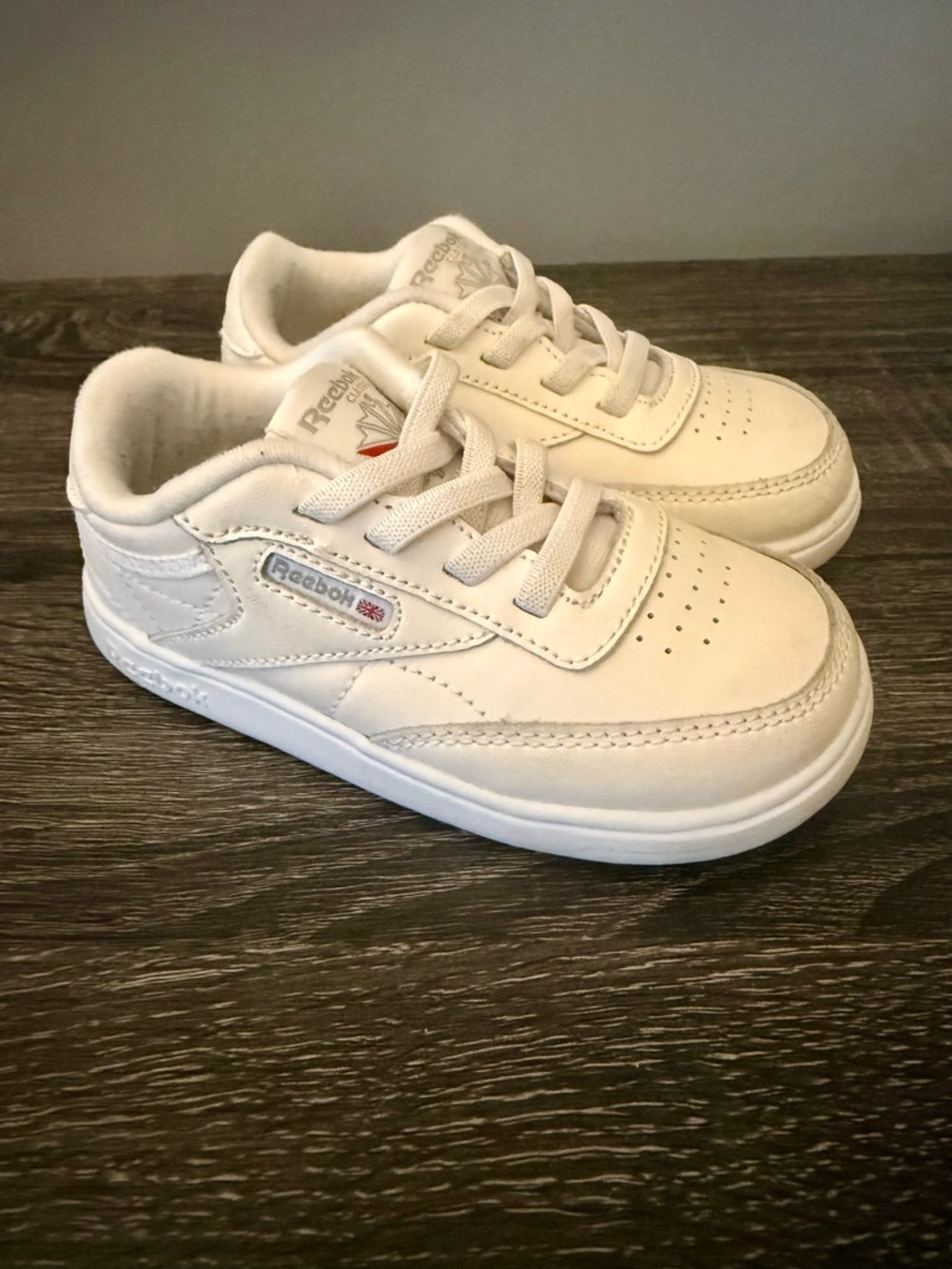 Reebok White Leather Sneakers
